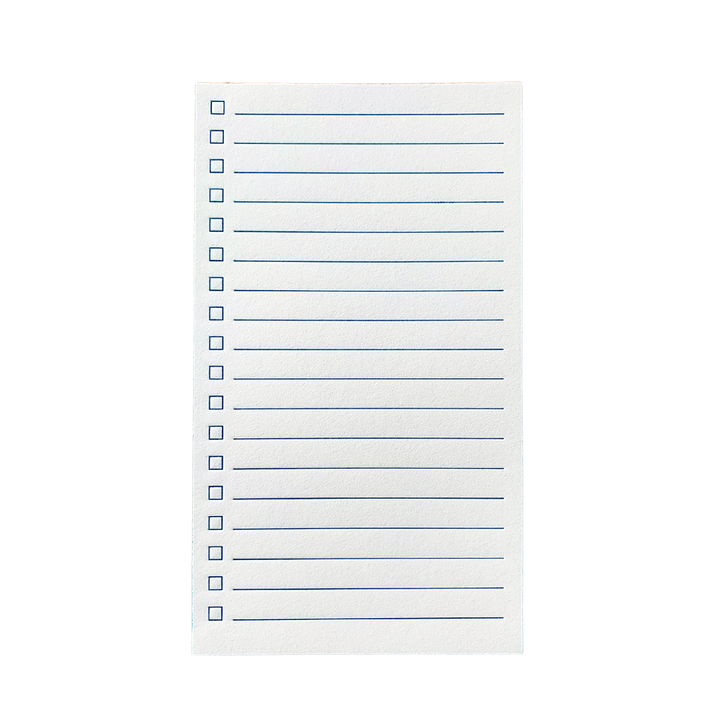 Checklist Notepad