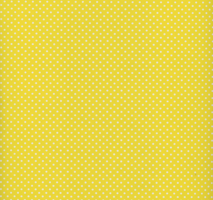 Teenie Weenie Yellow White Polka Dot Vintage Paper