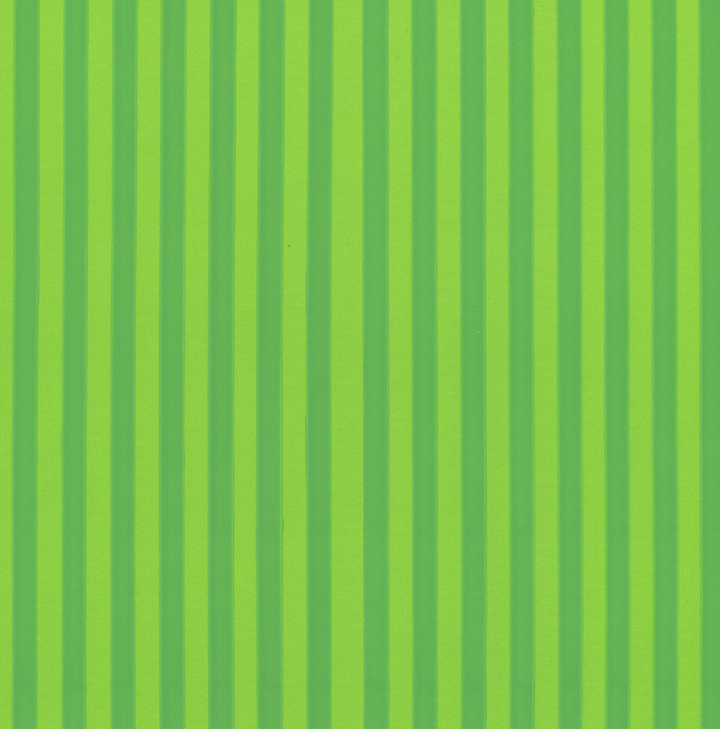 Lime Green and Grass Green Stripe Vintage Paper