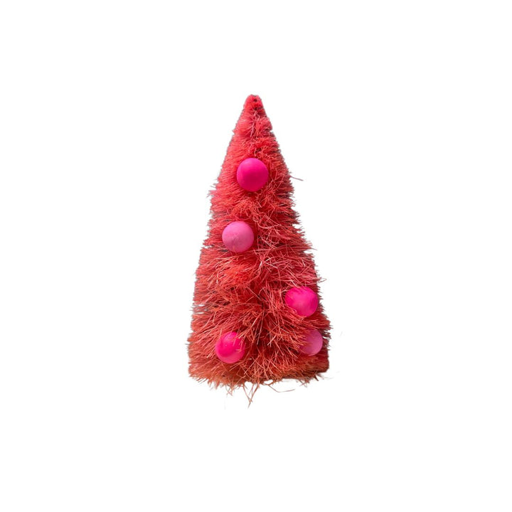 Vintage Pink Bottle Brush Tree