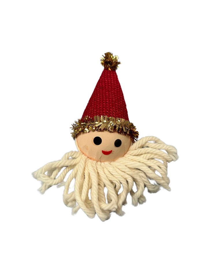 Vintage Mop Santa